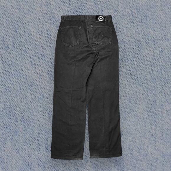 Versace Jeans Signature Men’s Black Straight-Leg Pants – Tall Size 34x48 - Picture 2 of 6